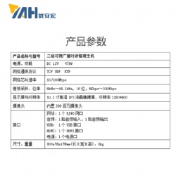 網(wǎng)絡(luò)可視對講尋呼主機 樓宇對講